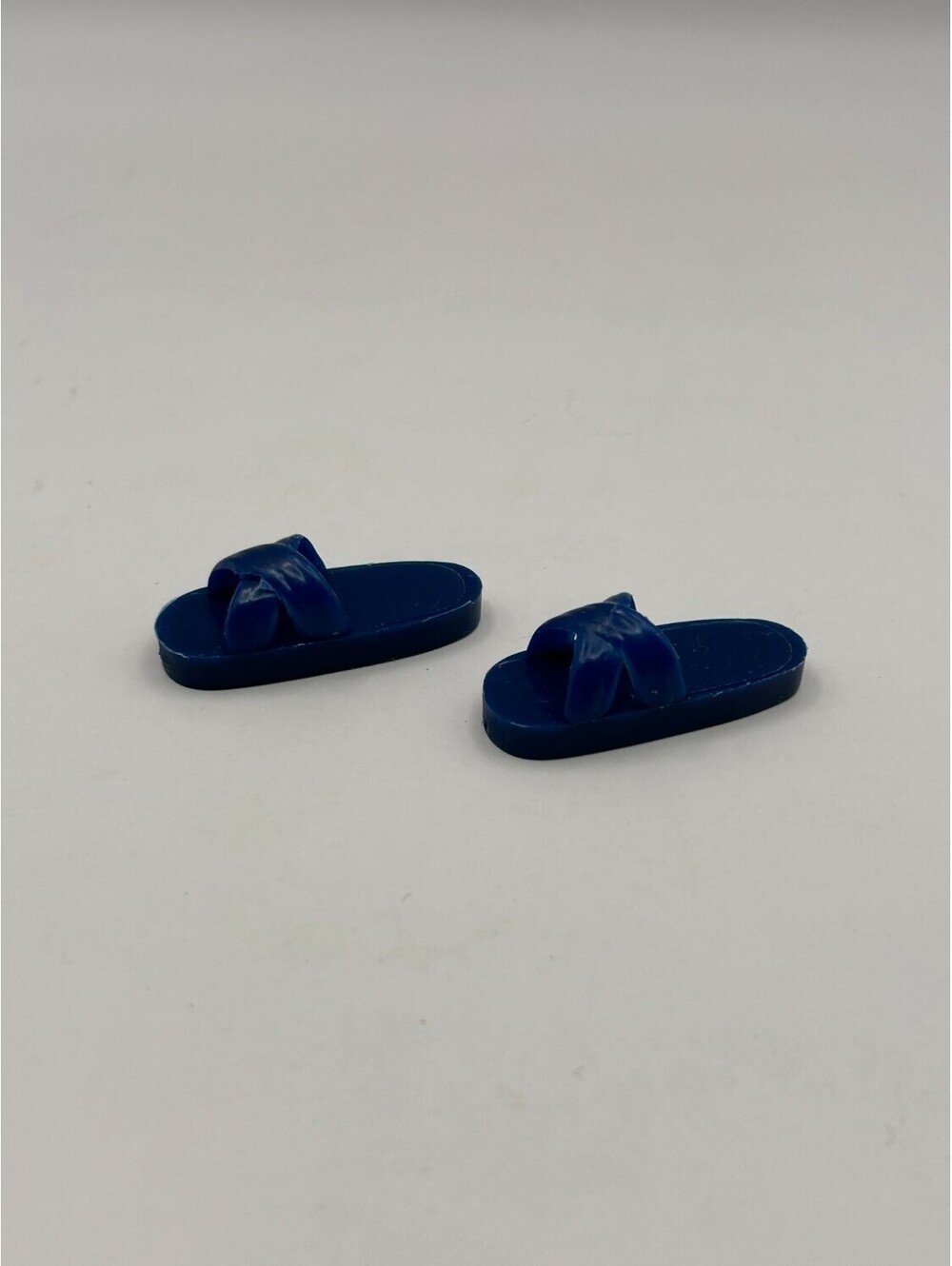 Doll Slide Sandals 1:6 Scale Modern Blue